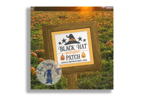 Black Hat Pumpkin Patch, Locally Grown Embroidery Review