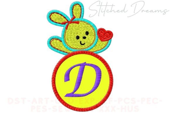 Bunny Applique Letter D Review for Craft Fair Success
