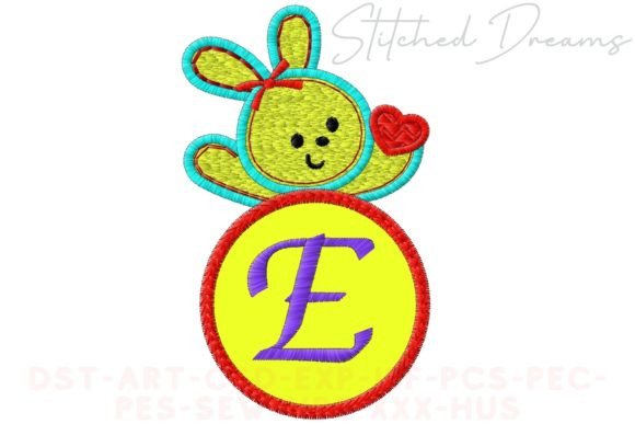 Bunny Applique Letter E Review