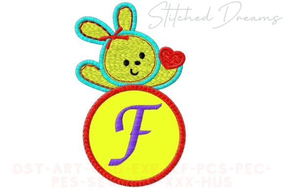 Bunny Applique Letter F Embroidery Review