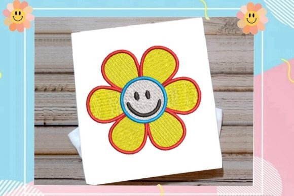 Flower Clown Embroidery Design Review for Boutique Apparel