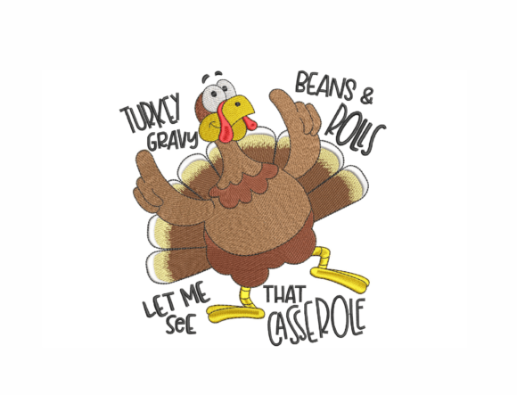 Funny Turkey Embroidery Design Review