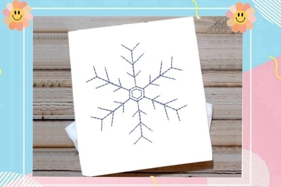 One Line Snowflake: A Review for Personalized Embroidery Gift Products
