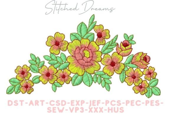 Review: Detailed Flowers Embroidery Design for Real Projects