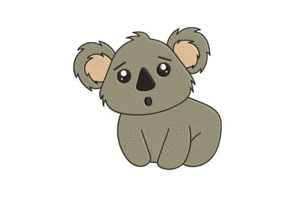 Surprised Koala Embroidery Design Review