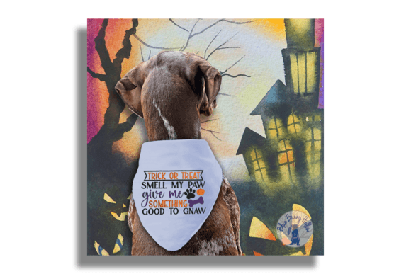 Trick or Treat Smell My Paw Embroidery Review