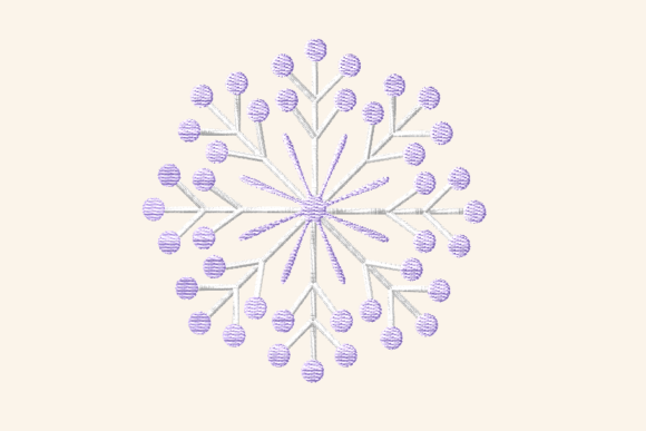 Warm Ice Flakes Embroidery Design Review